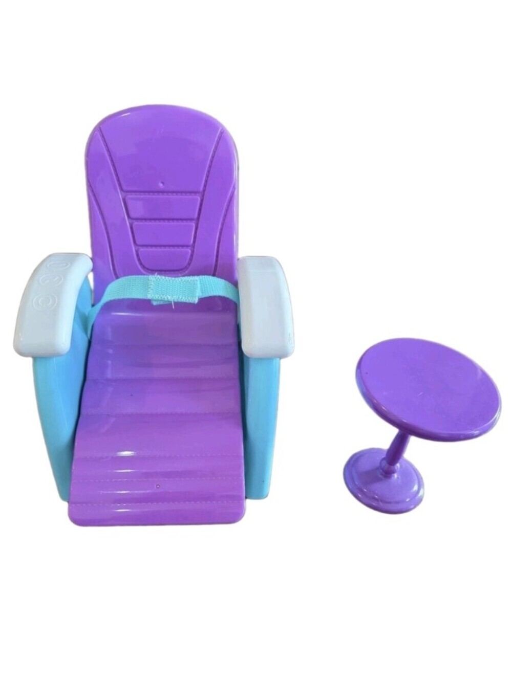 My Life As Hair Salon Nail Spa Play Set Recline Chair & Table For 18” Doll Play